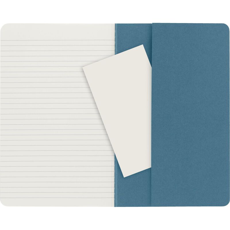 Moleskine Cahier Journals Large Ruled Brisk Blue image number 2